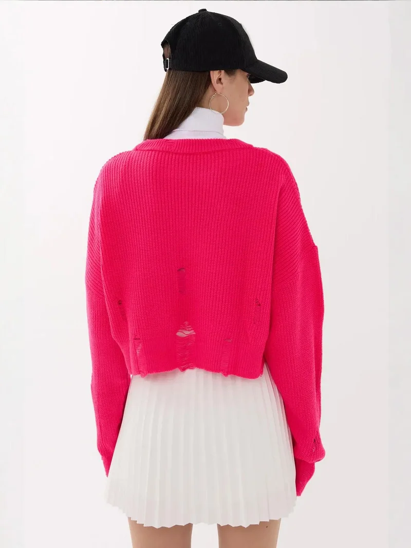 زوبعة كنزة فضفاضة