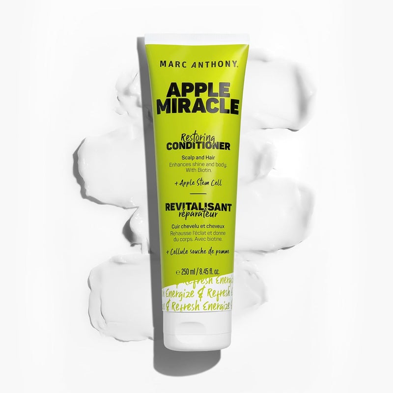 Apple Miracle Restoring Conditioner | Infused With Apple Stem Cell & Biotin | To Strengthens & Protects Your Hair | Moisturizers & Smoother Your Hair Quality | 250 Ml - Image 2