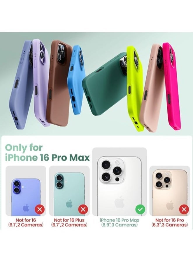 JAJEEK Light Purple Silky Soft Touch Case for iPhone 16 Pro Max – Premium Liquid Silicone Protective Bumper - Image 2