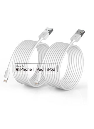 2pack iPhone Charger, IronTane Nylon Braided USB Lightning Cable, High Speed    and Sync Cable for iPhone 13/12/11Pro Max/X/Max/XR/XS/X8/7/5S/6S/6/SE /iPad, length 6ft - pzsku/Z1A85171A08B1994CA2FDZ/45/_/1713351770/43967c66-ce47-4cc7-ad9f-86a31705963e