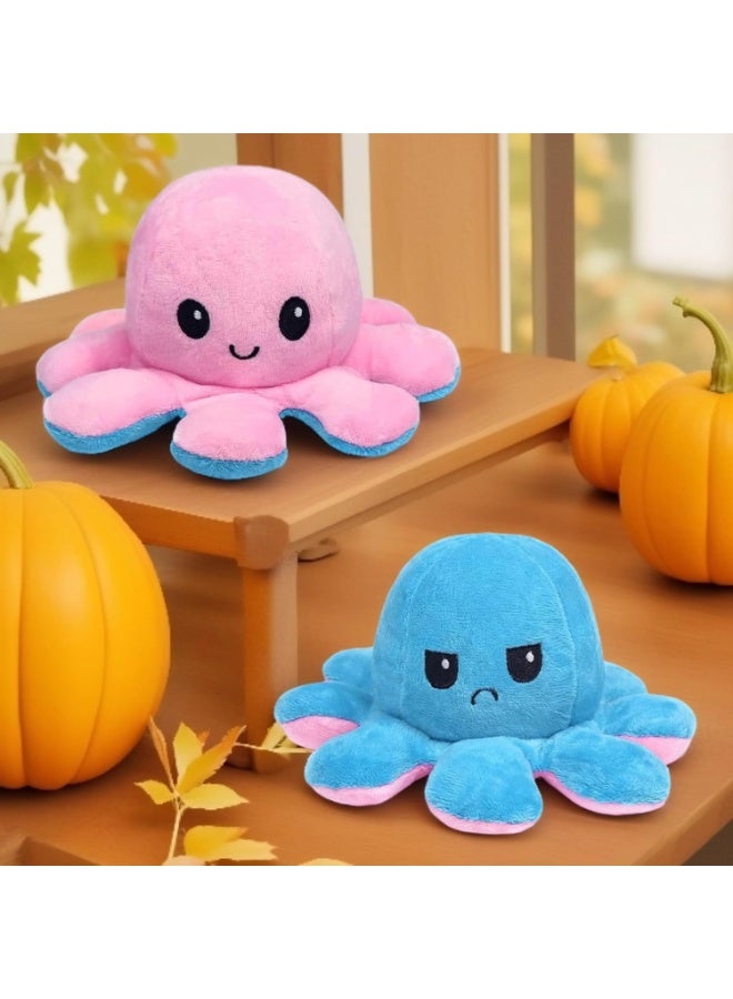 Babique Octopus Plushie Reversible Stuffed Plush Teddy Bear Soft Toy |Ideal for Birthdays & Special Occasions Girls/Boys, Baby Kids (17Cm) - Image 2