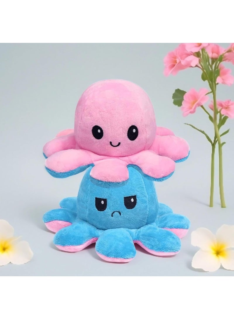 Babique Octopus Plushie Reversible Stuffed Plush Teddy Bear Soft Toy |Ideal for Birthdays & Special Occasions Girls/Boys, Baby Kids (17Cm) - Image 3