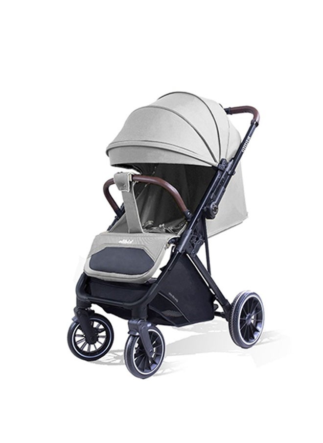 Kidilo - Lightweight Stroller with Compact Fold MultiPosition Recline Canopy with Pop Out Sun Visor and More – Umbrella Stroller for Travel and More,Grey - Image 1