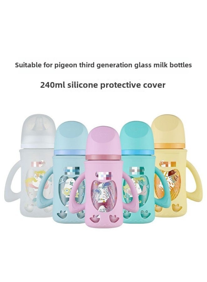 Adapt To Bei Qi Three-generation Bottle Set Pro Three-generation Bottle Set Three-generation Bottle Accessories With The Same Style-Color:Green-Capacity:160ml - Image 2