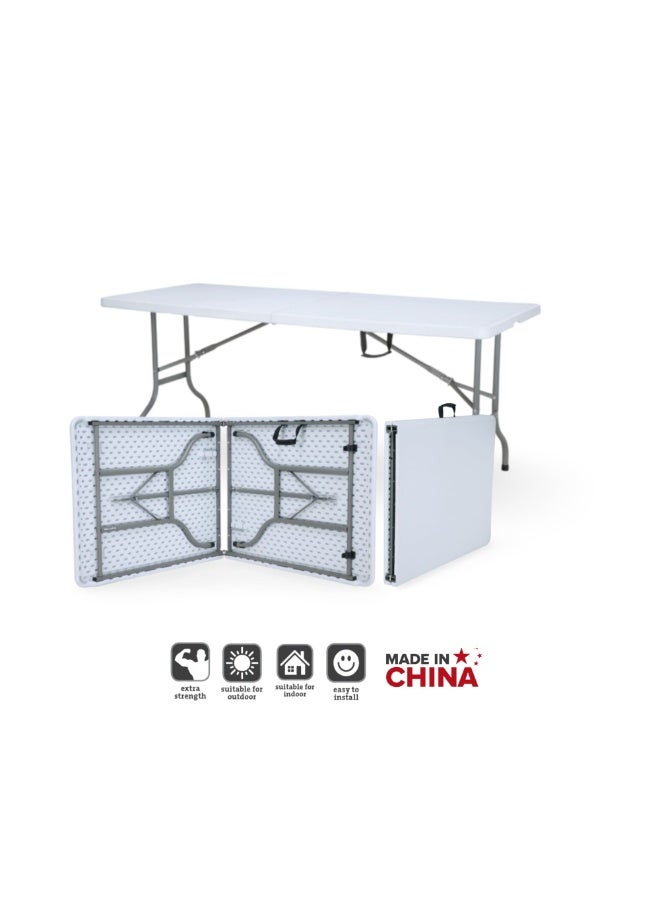 صن بوت كوميرس مجموعة قابلة للطي تشمل طاولة محمولة بمقاس ١٨٣ سم مع أربعة كراسي - Image 5