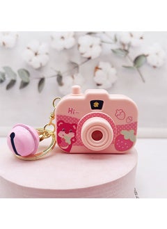 Creative Kurumi Camera Keychain Projector Kids Toy Melody Cinnamon Dog Bag Charm Strawberry bear-projection camera