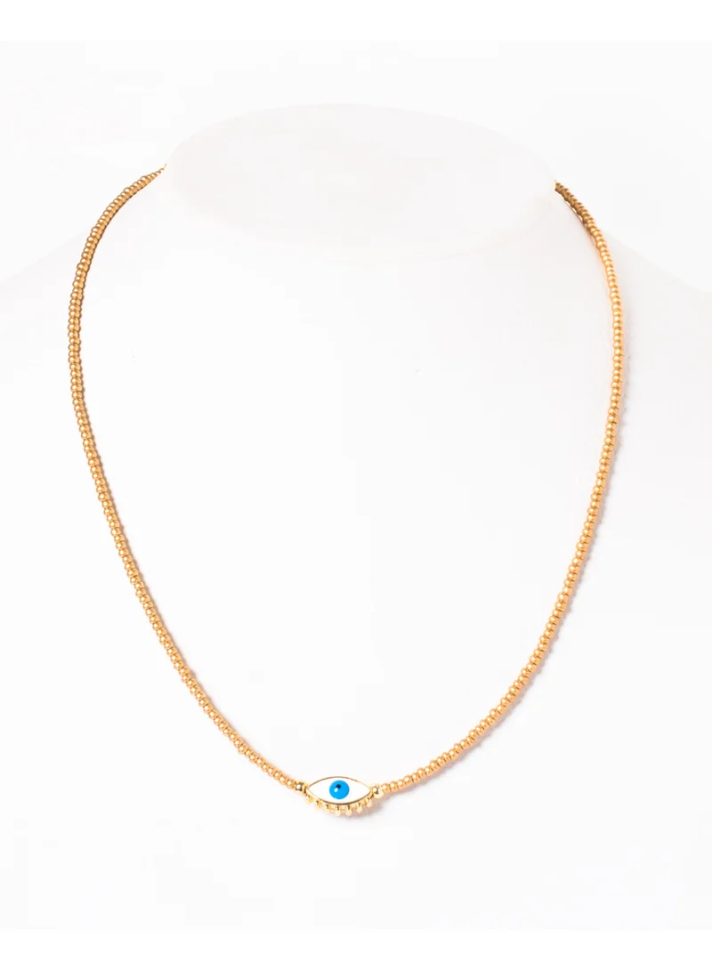 Evil Eye Golden Beads Chain