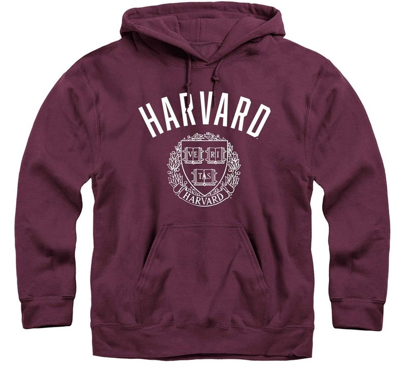Barnesmith Harvard University Hooded Sweatshirt, Heritage, Crimson, Medium - Image 1