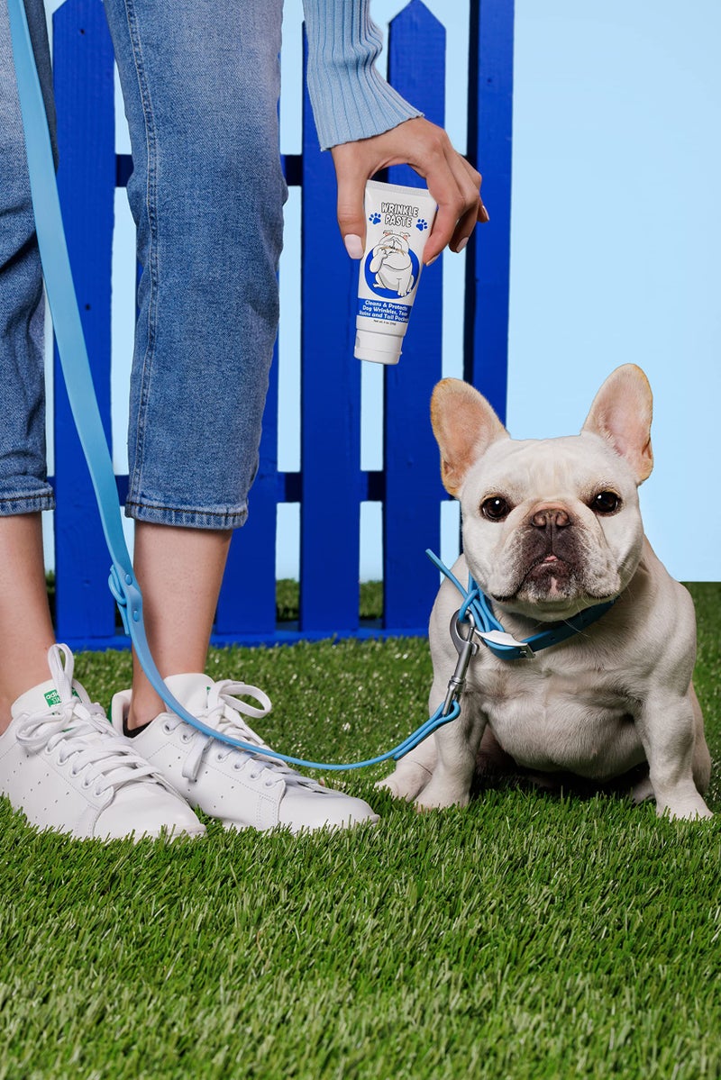 Squishface Wrinkle Paste - Bulldog, French Bulldog, Pug, English Bulldog â€“ Cleans Wrinkles, Tear Stain, Tail Pockets, and Paws â€“ Anti-Itch Tear Stain Remover & Bulldog Wrinkle Cream, 2 Oz. - Image 5