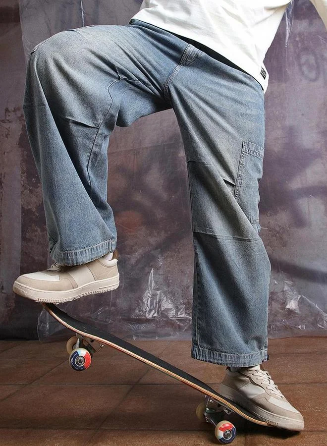 هوبرهولمي جينز باجي دنيم بتفاصيل مشطوفة