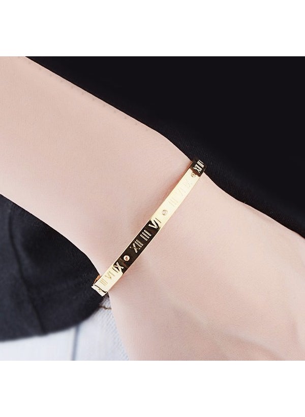 White Cuff Design Stone Roman Numeral Women's Bracelet EB88 - pzsku/Z1A85CB13647169966FE5Z/45/_/1725793613/959f8fb5-2050-4daf-a8d5-2094eaf75df2