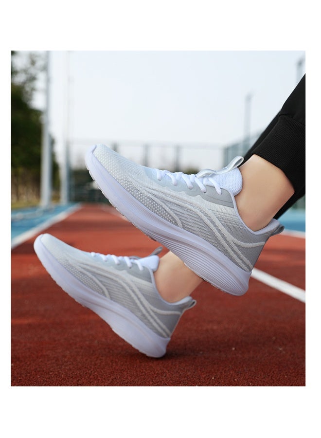 NIBEMINENT Women Casual Running Sports Shoes Fashion Anti Slip Hiking Mesh Breathable Athletic Shoe Tennis  Sneakers - Image 2