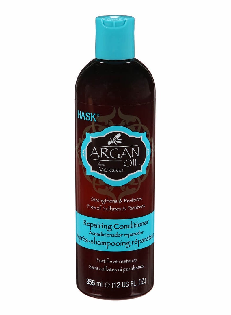 HASK Argan Oil from Morocco Strengthen Restore and Repairing Hair Conditioner 355ml 