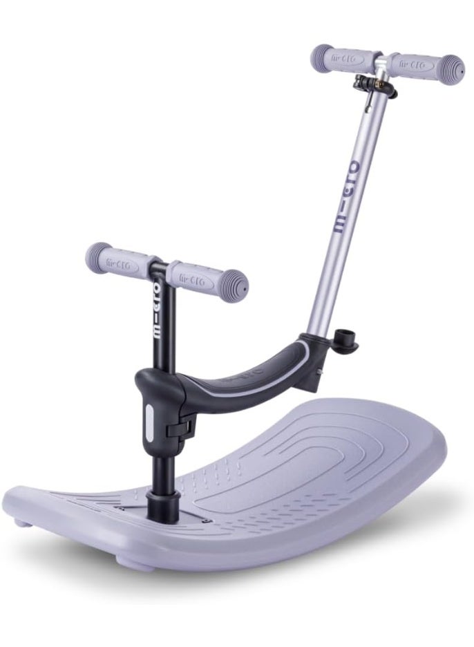 Micro Mini Micro Deluxe Rock & Go LED Lavender Mist | Deluxe Rock Scooter for Kids | Kids Scooter Deluxe Rock | Rock & Go LED Scooter - Image 1