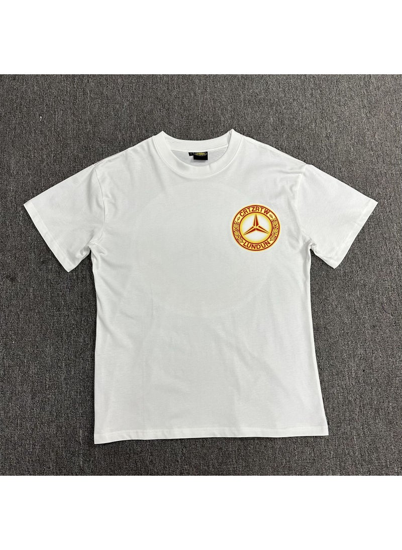 Generic - 2024 Summer Mens Fashion Tee CORTEIZ Casual Crew Neck White - Image 1