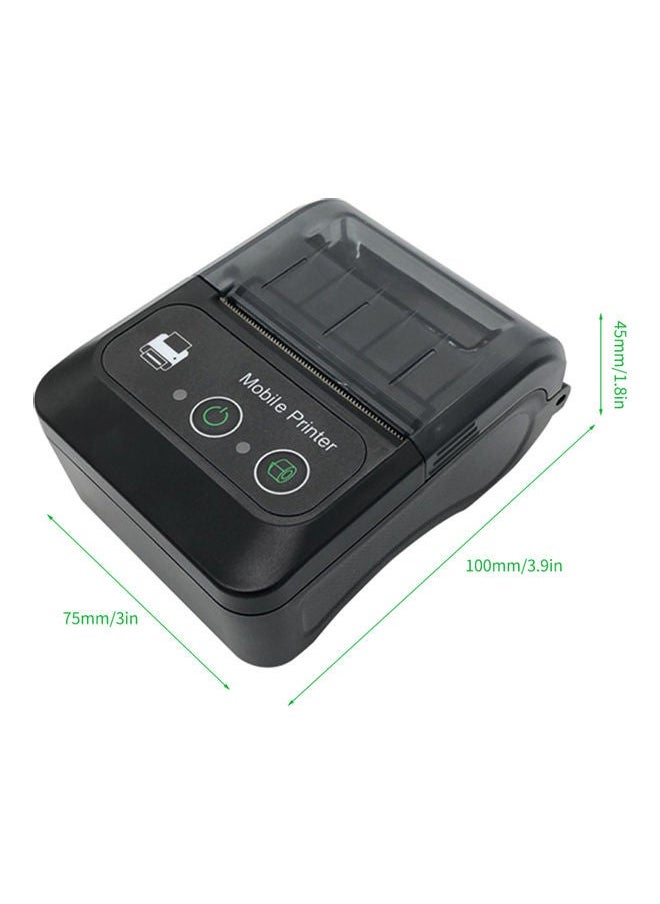 NIBEMINENT Portable Wireless Thermal Printer Black  - Image 3