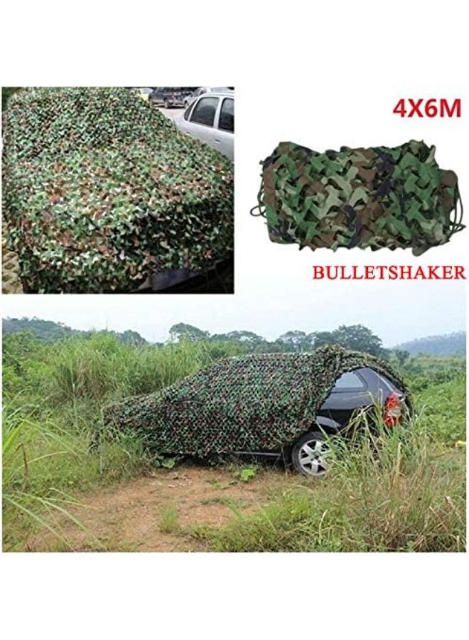 BULLETSHAKER 20X13 FT Woodland Shooting Hide Army Camouflage Net Hunting Cover Camo Netting - Image 2