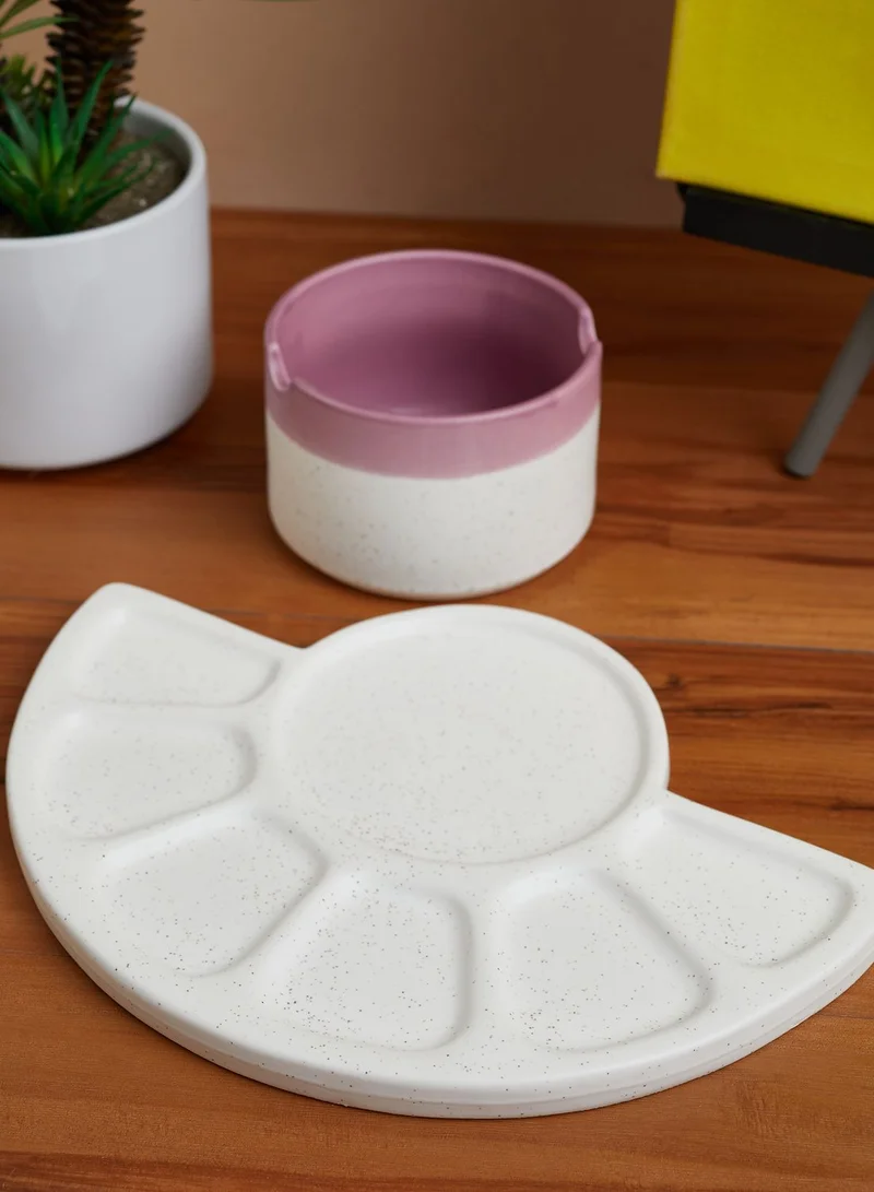 Typo Pop Pink Ceramic Paint Palette Set