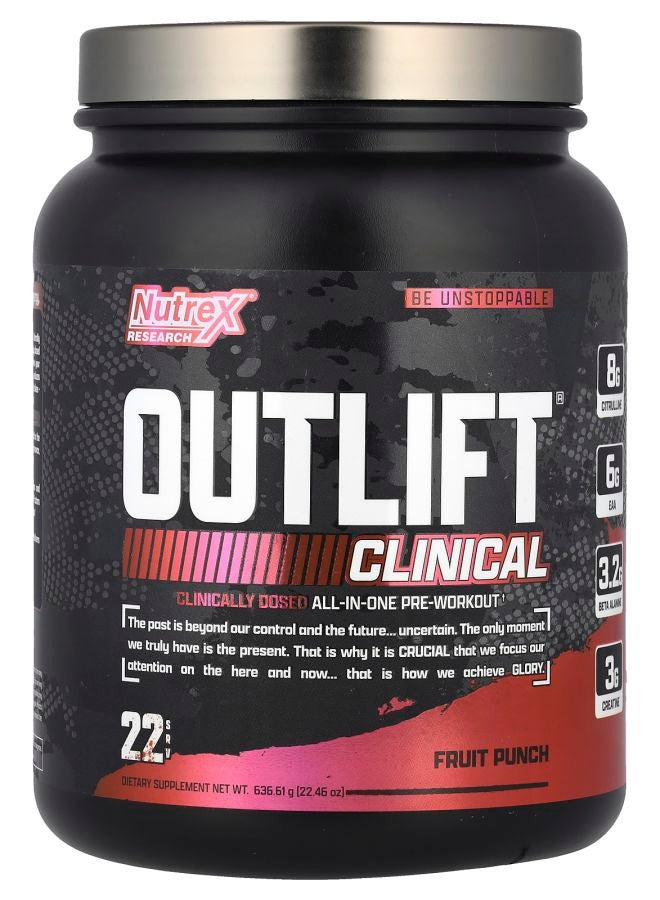 Nutrex Research Outlift® Clinical Fruit Punch 22.46 oz (636.61 g)