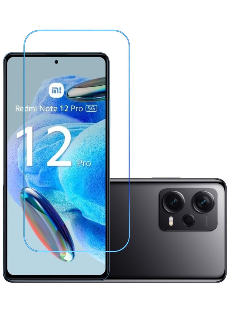 ACLIX Antistatic ESD Dustproof Premium Quality High Definition Clear Tempered Glass Screen Protector Designed For Xiaomi Redmi Note 12  Pro - Image 1