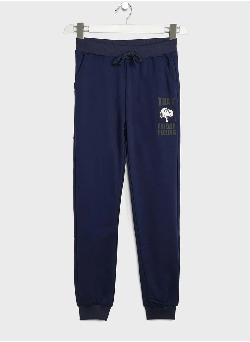 Peanuts Youth Snoopy Sweatpants