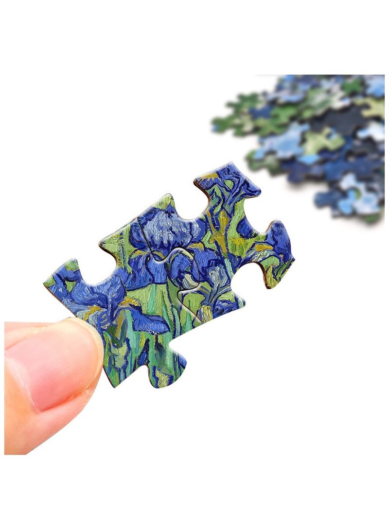 1000-Piece Colorful Landscape Oil Painting Puzzle - Image 5