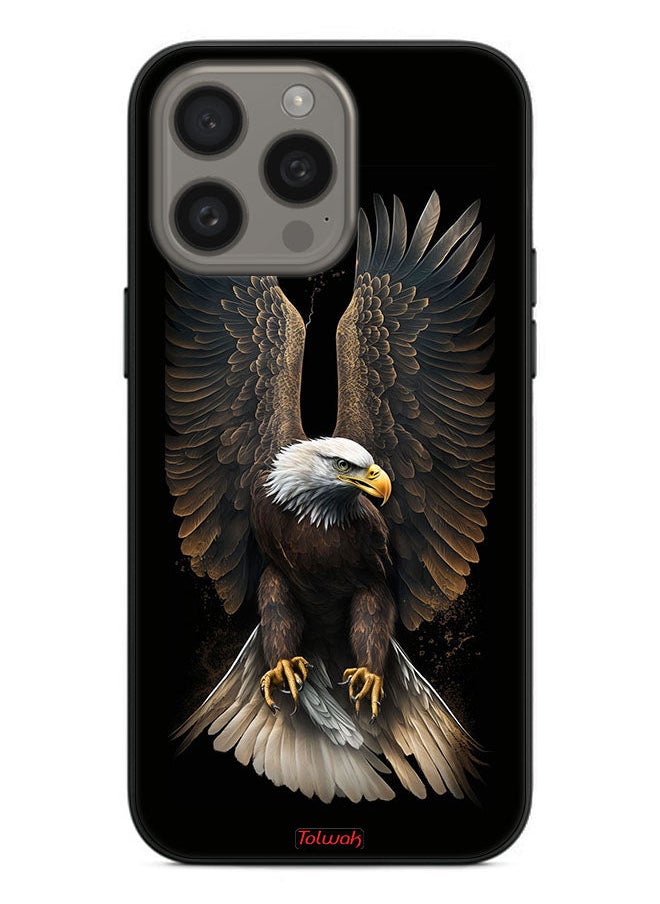 Tolwak - Apple iPhone 15 Pro Max Protective Case Cover Eagle Spread Wings - Image 1