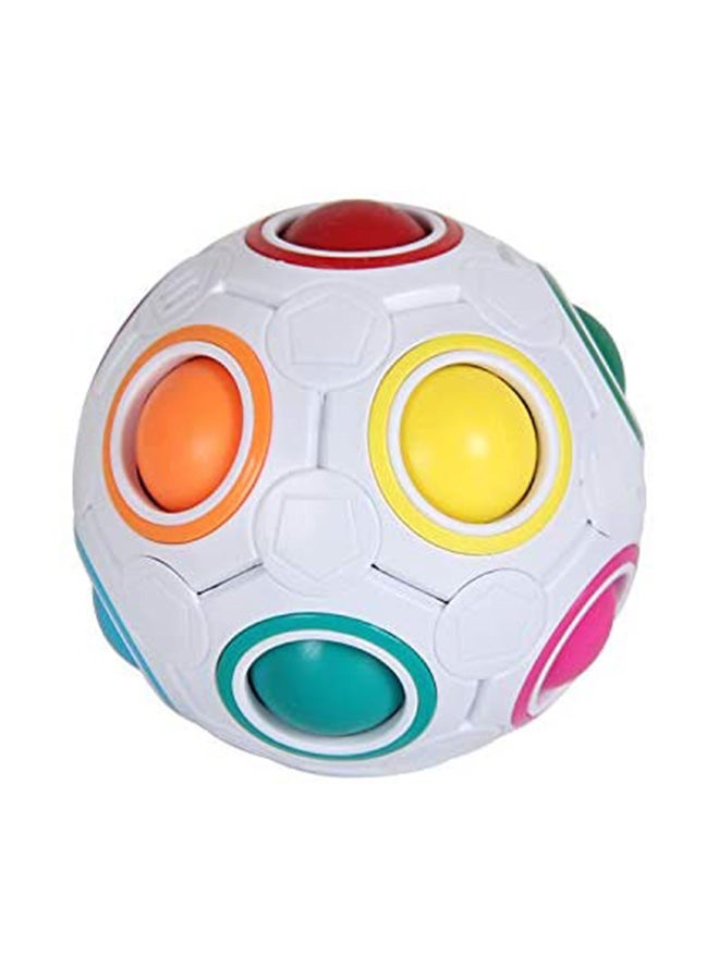 Children's New Strange Alien Magic Cube Rainbow Ball Football Puzzle Cubes for Kids Educational Magic Ball Toys 13.22x10.04x2.24cm - Image 1