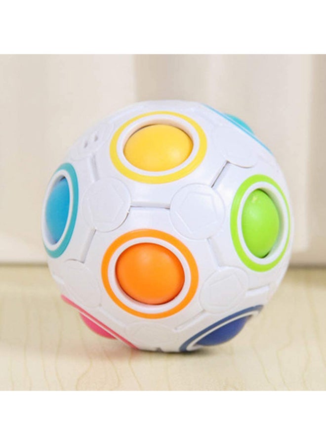 Children's New Strange Alien Magic Cube Rainbow Ball Football Puzzle Cubes for Kids Educational Magic Ball Toys 13.22x10.04x2.24cm - Image 4
