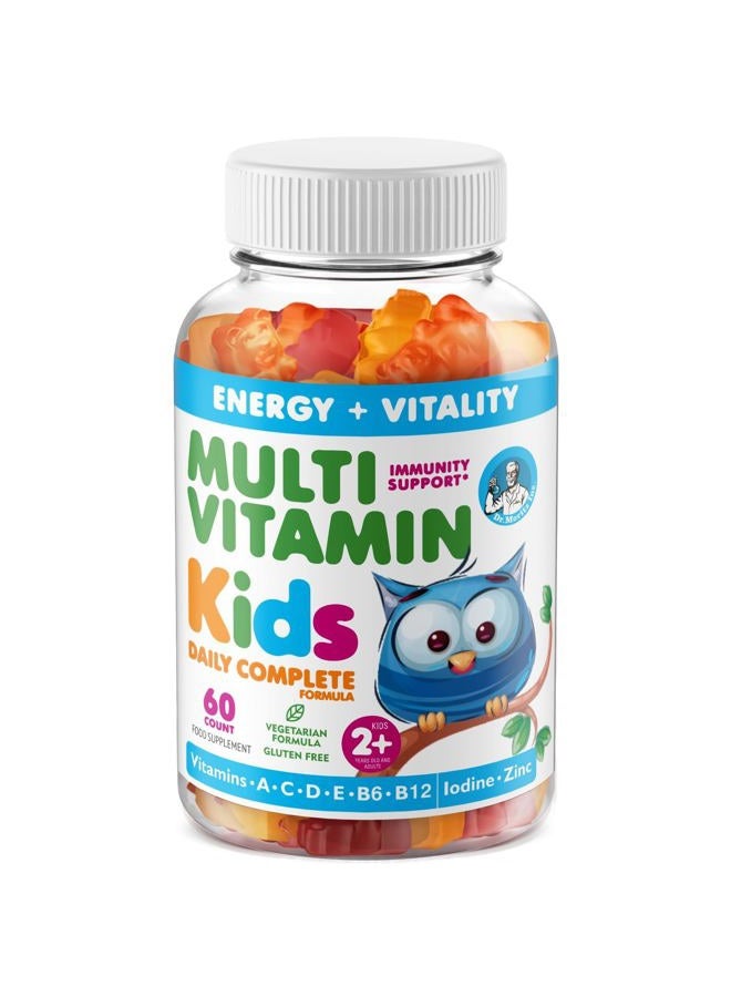 Dr. Moritz Kids Multivitamin Gummies - with Kids Vitamins A C D E B6 B12 Zinc & More- Complete Daily Support- Vegetarian & Non-GMO Multivitamins for Children (180 Count) - Image 1