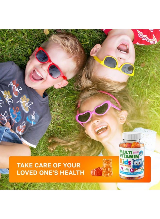 Dr. Moritz Kids Multivitamin Gummies - with Kids Vitamins A C D E B6 B12 Zinc & More- Complete Daily Support- Vegetarian & Non-GMO Multivitamins for Children (180 Count) - Image 3