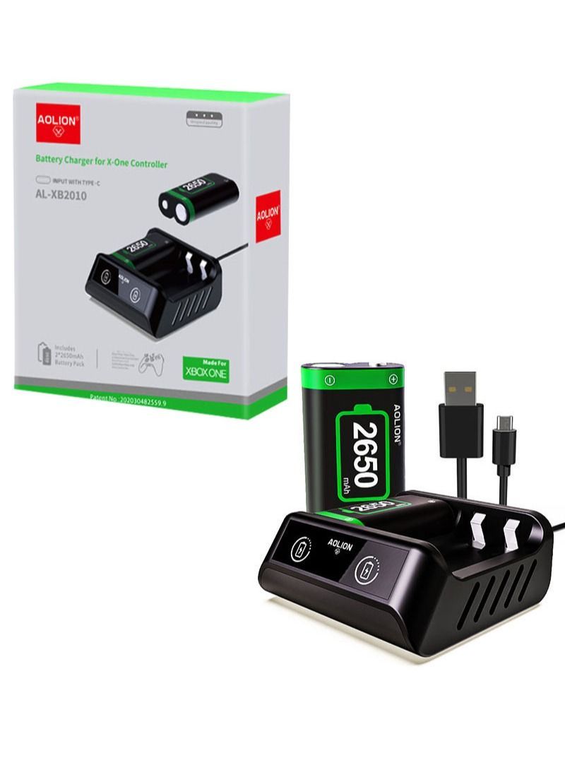 Rechargeable Battery Pack for Xbox One/Xbox Series X|S/Xbox One Elite Controller with 2x2650mAh - Image 1