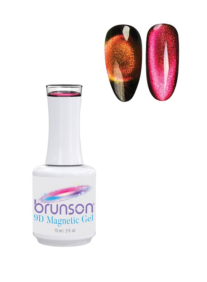 brunson Magnetic 9D Gel Polish 18ml Glossy Shine Gel Nail Polish Finish Long Lasting Soak off UV Gel Nal Polish for Nail Art French Manicure Pedicure Salon Quality Chip Resistant Gel Nail Extensions - Image 1