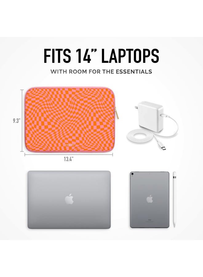 Vandel Slim MacBook Pro 14 inch Laptop Sleeve, Neoprene 14 Inch Apple MacBook Laptop Case Sleeve, Dell, Lenovo, HP Cover, Protective Asus, HP, Dell XPS Case, Computer Cover, Mac M1, M2, M3 Pouch - Image 4