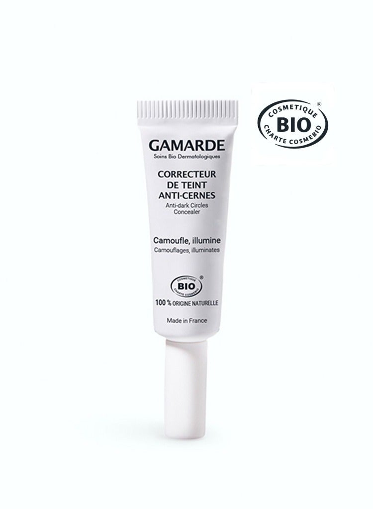 Gamarde Concealer 6ml – Certified Organic Eye Concealer Stick with Natural Pigments – Camouflages Dark Circles, Covers Imperfections & Brightens Eye Contour – For All Skin Types, Vegan - Image 4
