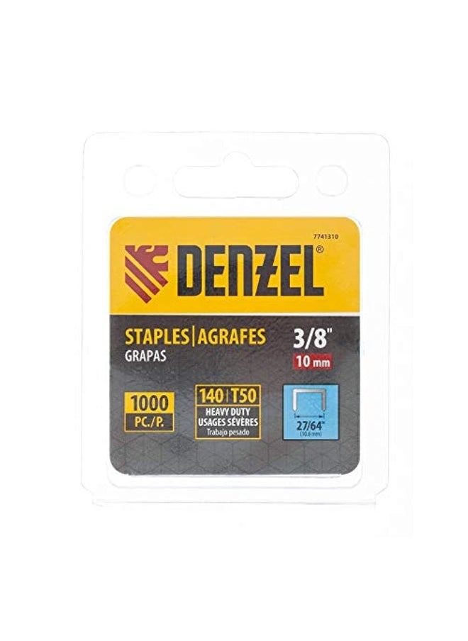 denzeL - Staples (27/64Inch (10.6Mm) X 3/8Inch (10Mm) X 1.2Mm) - Image 1