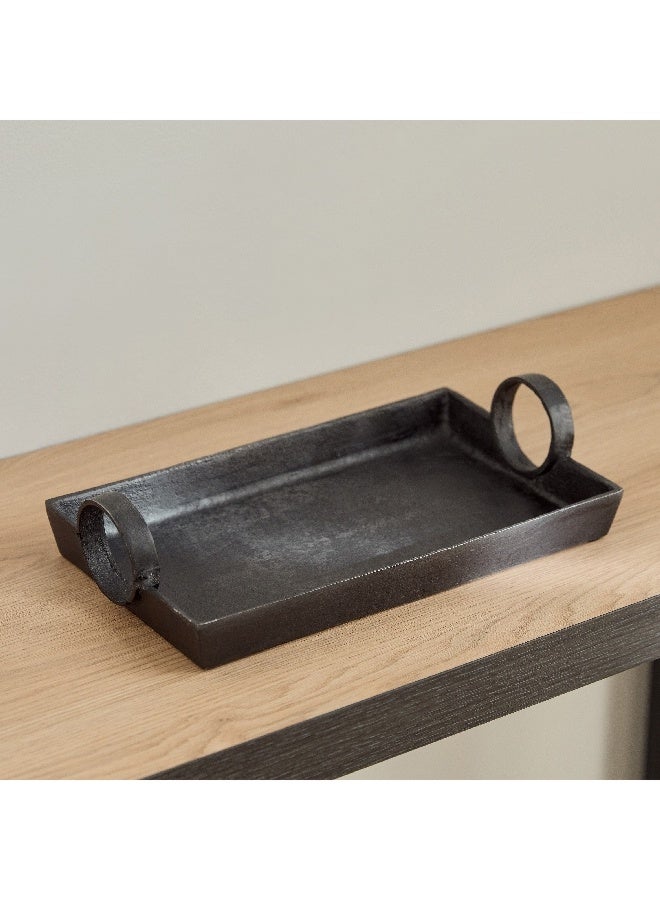 Home Box Orbet Aluminium Decorative Tray 33 x 19 x 8 cm  - Image 5