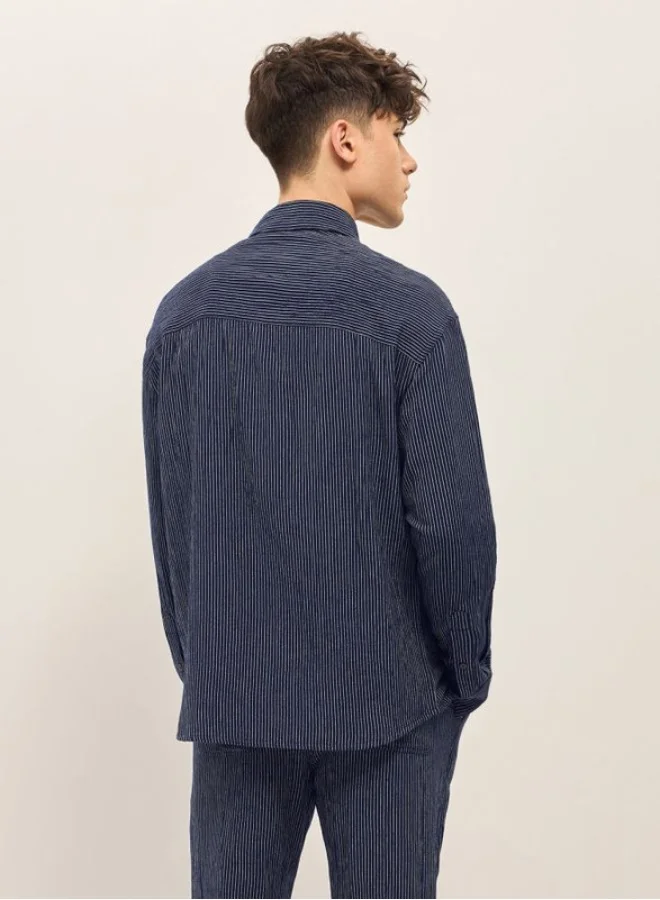 THE BEAR HOUSE Men's Shirt for Casual and Formal Wear | Classic Button-Down Style for Office, Daily Use, Travel, Events & All-Season Outfits | Versatile & Stylish Wardrobe Essential for Every Occasion