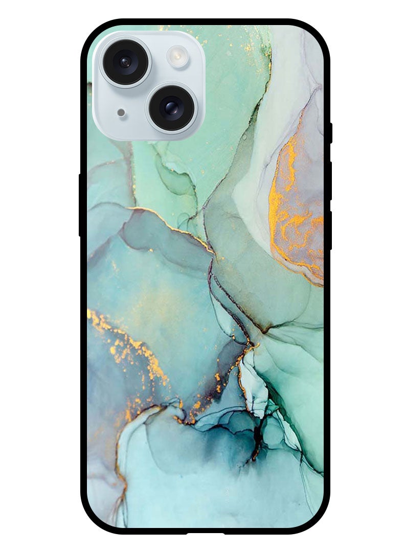 Theodor Protective Case Anti Scratch Shock Proof Bumper Cover For iPhone 15 Crack Lines - Image 1