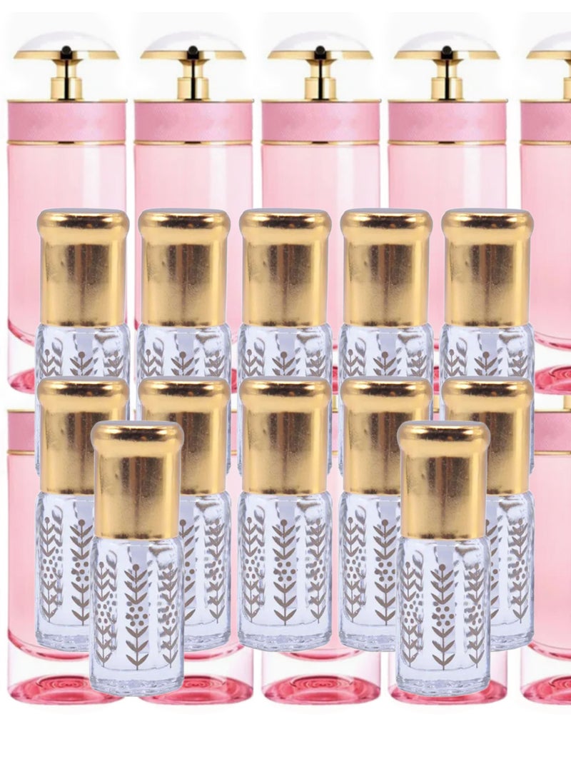 12 قطع عطر كاندي فلوريل ثابت وفواح عبوة اقتصادية 3 مل