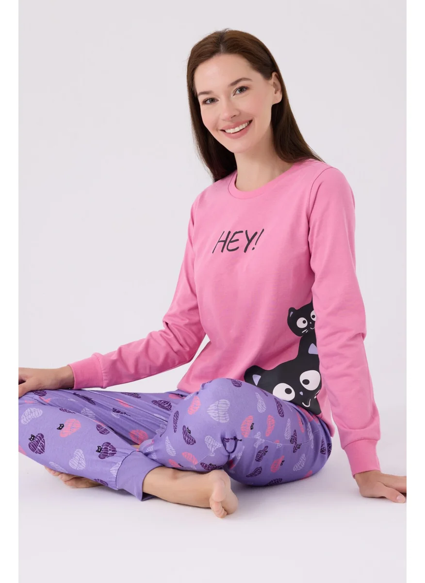 RolyPoly Women's Pink Long Sleeve Pajama Set