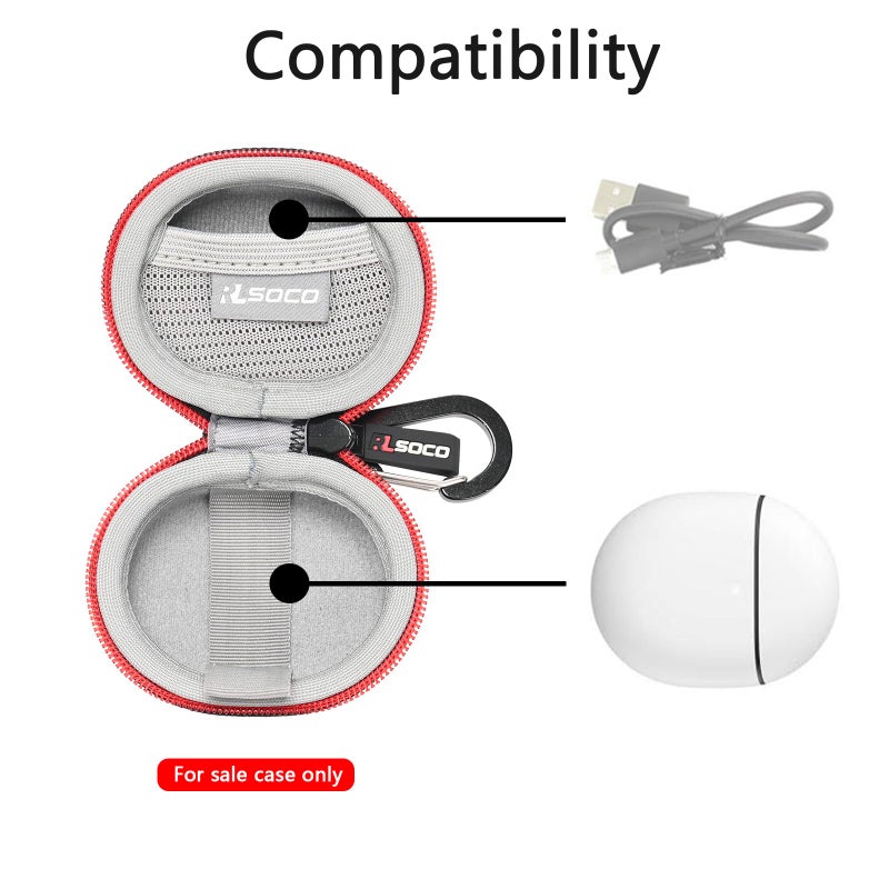 RLSOCO Case for Google Pixel Buds Pro 2 - RLSOCO Hard Case for Google Pixel Buds Pro2/ 2a / Pro/A-Series Wireless Earbuds (Black) - Image 3