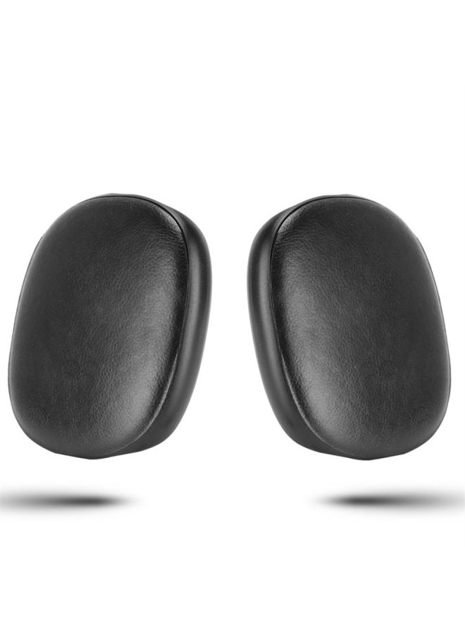 Generic - For Apple AirPods Max Headphone Protective Case Litchi Pattern Solid Color Leather Protective Case AirPods Max-Color:Blue - Image 1