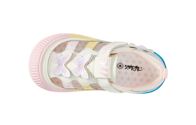 TARANIS Kindergarten Collection Children's Sandals White Pink Kids' - Image 3