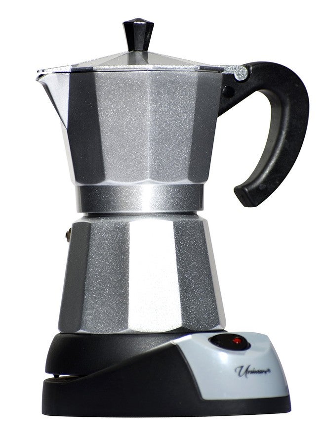 Uniware Electric Bialetti Moka Espresso Maker 6 Cups - Image 2