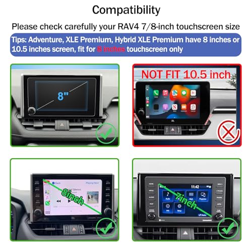 Hesanzol Car Phone Holder for Toyota RAV4 2025 2019-2024 7/8-Inch Screen, Cell Phone Mount Compatible with MagSafe - Image 3