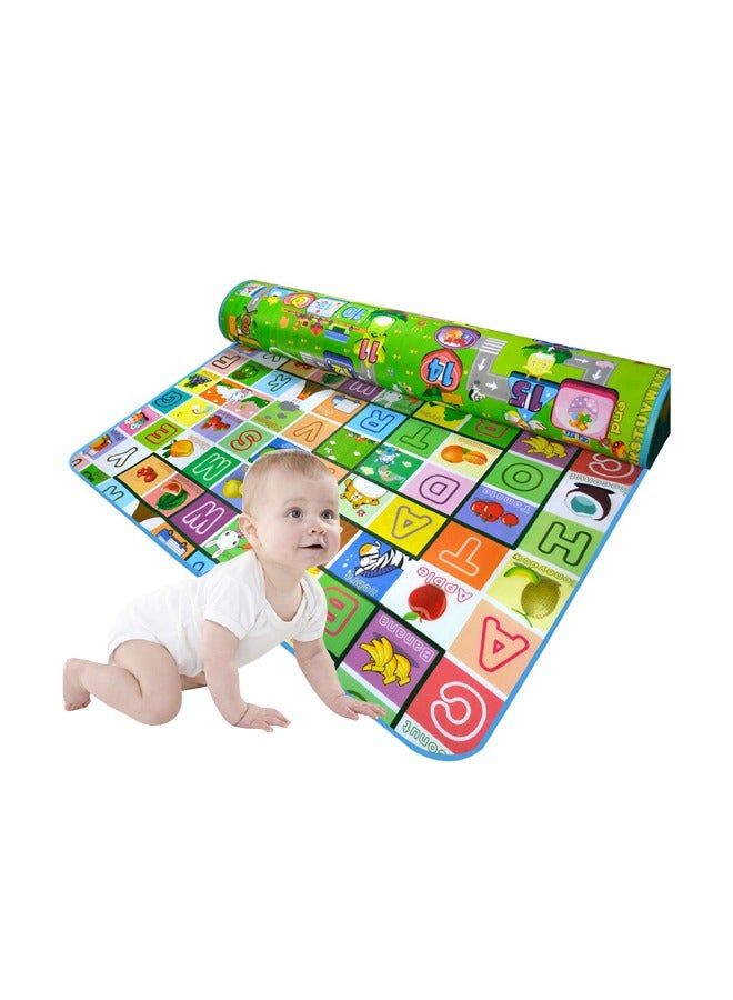 JSAITOYS 200X180cm Baby Playmat for Floor Extra Thick Kids Crawling Mat Water Proof and Reversible Large Soft for Toddler - Image 1