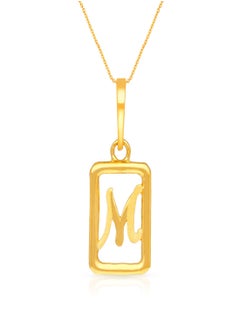 Malabar Gold and Diamonds 22k 916 Purity Gold Pendant for Women DZPN173MY  - Image 1