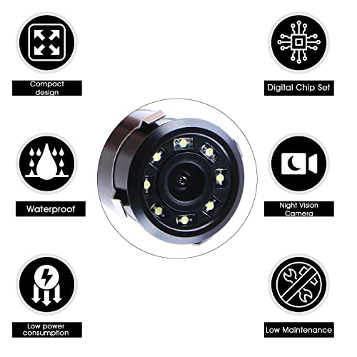 Goldfinch Car Rear Camera with HD Night Vision, Waterproof & Digital Chip Set for All Cars - Image 3