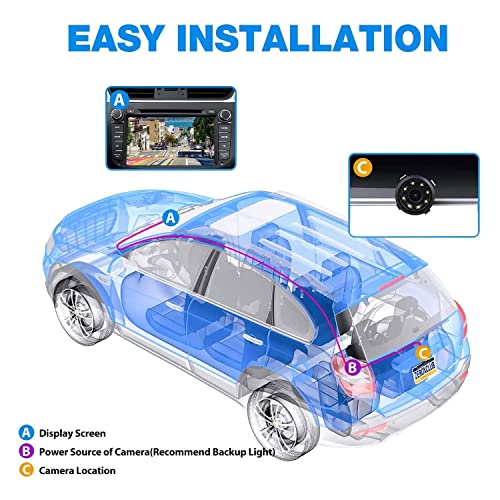 Goldfinch Car Rear Camera with HD Night Vision, Waterproof & Digital Chip Set for All Cars - Image 2